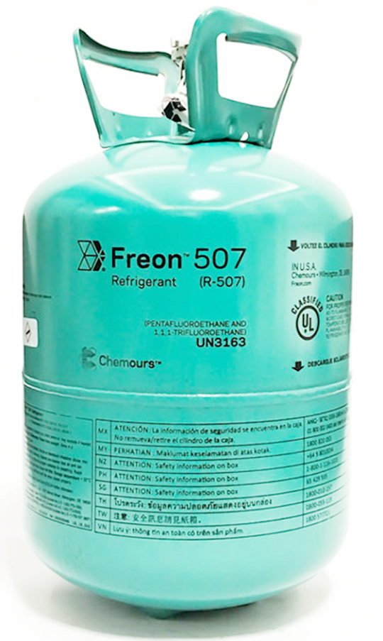 25 lbs R-507 Refrigerant, R-22 Replacement