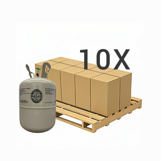 22 lbs R-454B (R-454B) Refrigerant Gas - 10 Cylinders