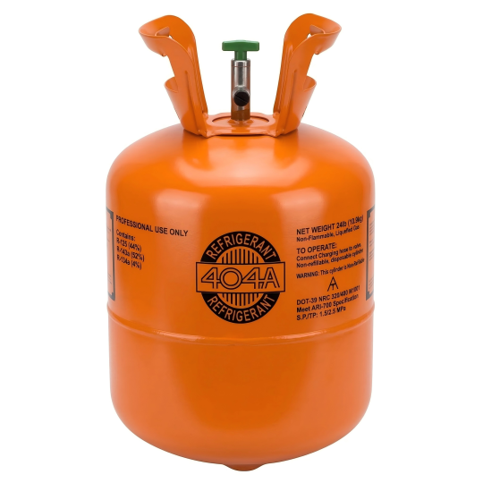 R-404A 24 lbs Refrigerant 100% Virgin New Factory Sealed Cylinder