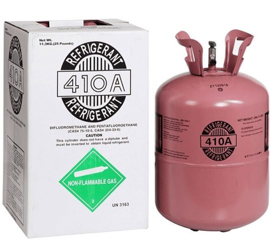 25 lbs R-410A Refrigerant, Virgin Sealed, HVAC