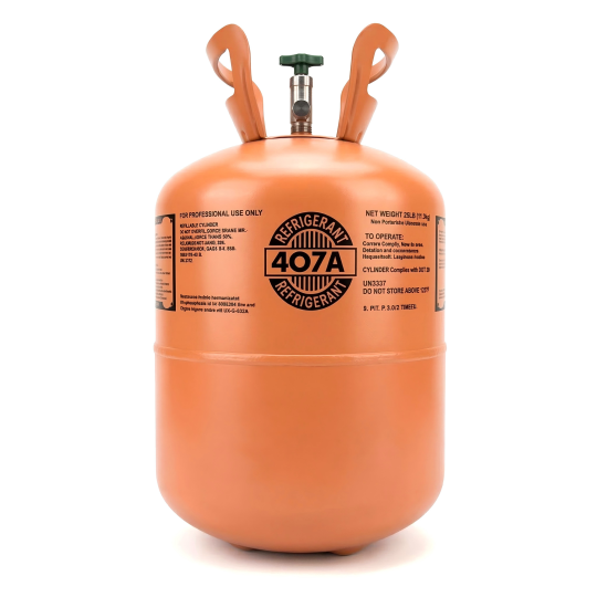 R-407A 25 lbs Refrigerant 100% Virgin New Factory Sealed Cylinder