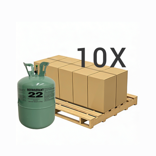 30 lbs R-22 (R-22) Refrigerant Gas - 10 Cylinders