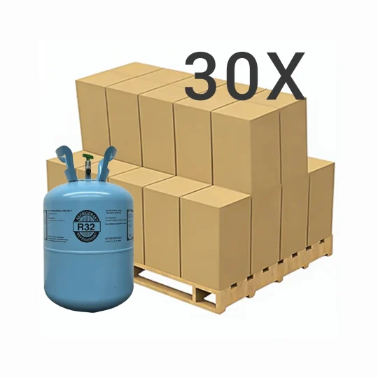 20.9 lbs R-32 (R-32) Refrigerant Gas - 30 Cylinders
