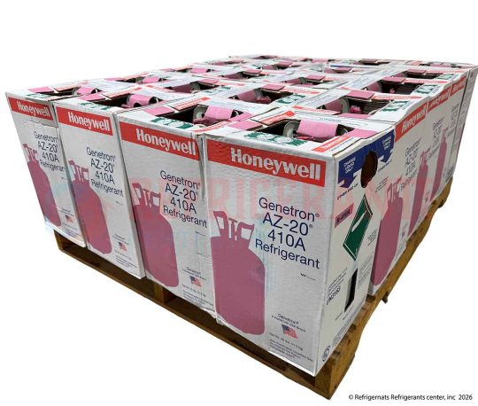 R-410A Refrigerant - Half Pallet (20 Ă— 25 lbs) - Genuine Honeywell Genetron Az-20, USA Brand