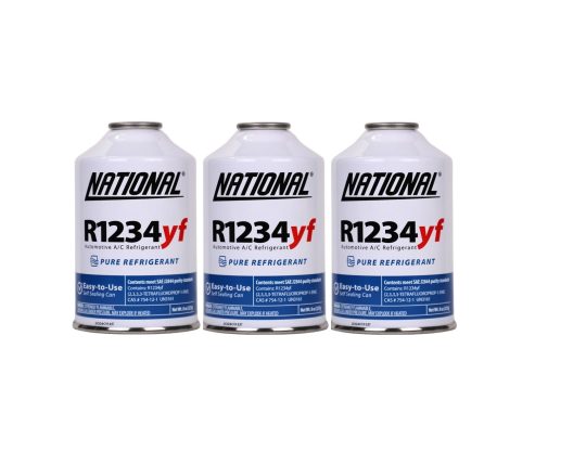 R-1234yf Can 8oz Refrigerant National Made IN USA (3 Freon Cans)