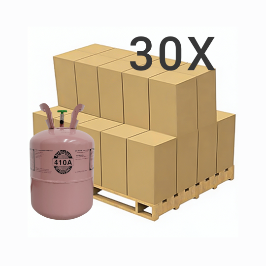 25 lbs R-410A (R-410A) Refrigerant Gas - 30 Cylinders