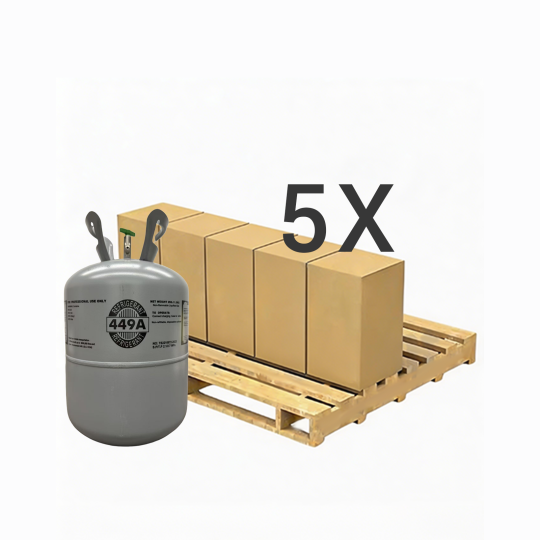 25 lbs R-449A (R-449A) Refrigerant Gas - 5 Cylinders
