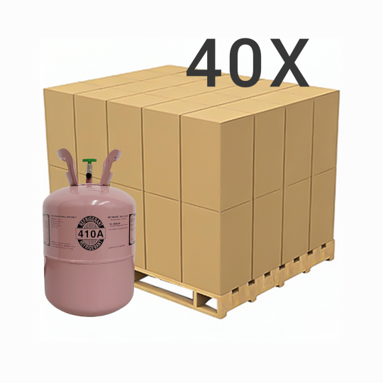25 lbs R-410A (R-410A) Refrigerant Gas - 40 Cylinders