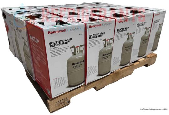 R-454B Refrigerant - Half Pallet (20 Ă— 20 lbs) - Genuine Honeywell , Made in USA