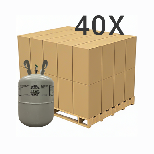 11 lbs R-1234yf (R-1234yf) Refrigerant Gas - 40 Cylinders
