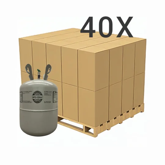 11 lbs R-1234yf (R-1234yf) Refrigerant Gas - 40 Cylinders