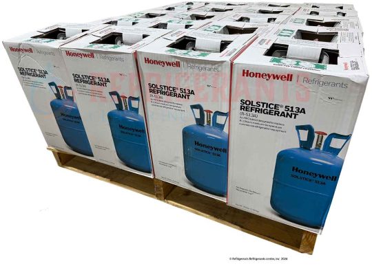 R-513a Refrigerant - Half Pallet (20 Ă— 30 lbs) - Genuine Honeywell