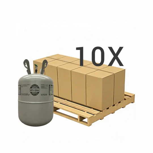 11 lbs R-1234yf (R-1234yf) Refrigerant Gas - 10 Cylinders