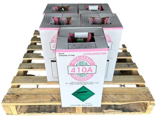 Pack of 5 × 25 lbs R-410A Refrigerant