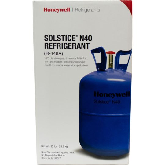 R-448A refrigerant in a 25 lbs