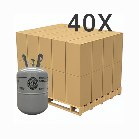 25 lbs R-449A (R-449A) Refrigerant Gas - 40 Cylinders