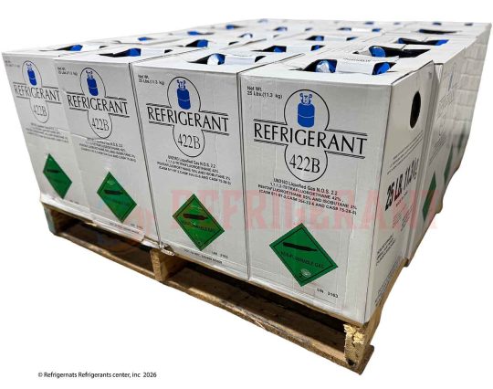 R-422b (nu-22b) Refrigerant - Half Pallet (20 Ă— 25 lbs) - R-22 Replacement