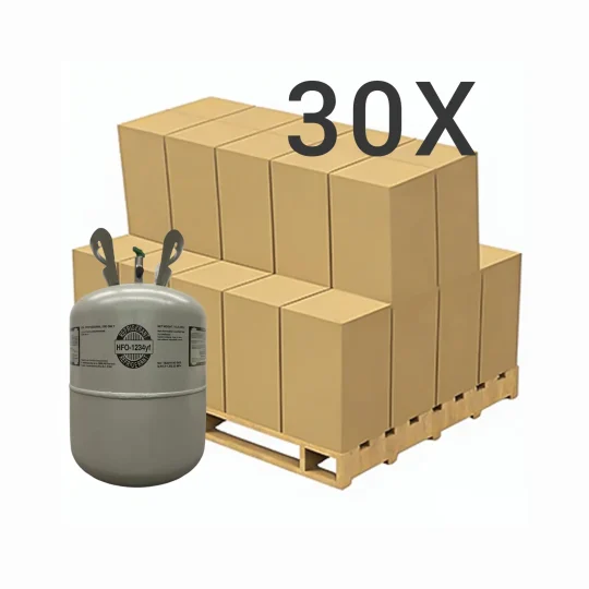 11 lbs R-1234yf (R-1234yf) Refrigerant Gas - 30 Cylinders