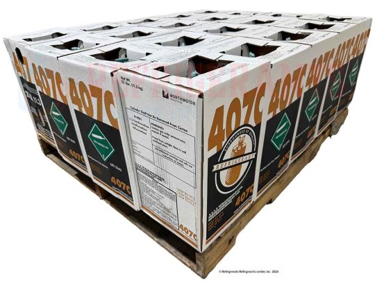 R-407C Refrigerant - Half Pallet (20 × 25 lbs)