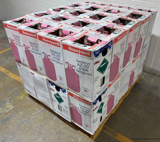 R-410A Refrigerant - Full Pallet (40 Ă— 25 lbs) - Genuine Honeywell Genetron Az-20