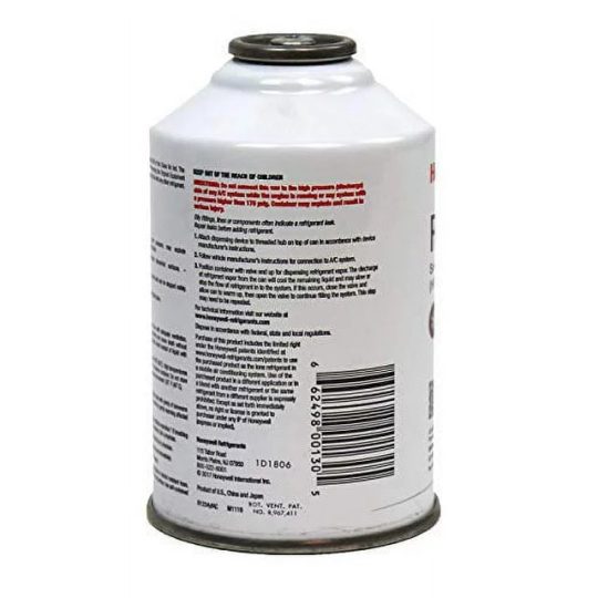 Honeywell R-1234yf Refrigerant - 8oz Self-Sealing Can, Mvac