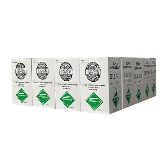 Bulk Pack - 20 × 30 lbs R-134a Automotive Refrigerant