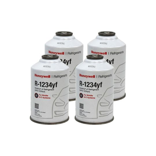 R-1234yf Refrigerant (8 lbs) oz. (4 Cans)