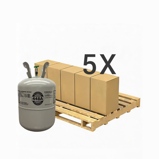 25 lbs R-448A (R-448A) Refrigerant Gas - 5 Cylinders