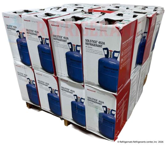 R-452a Refrigerant - Full Pallet (40 Ă— 25 lbs) - Genuine Honeywell , Made in USA