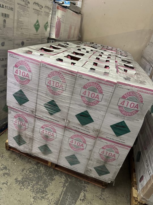 Full Pallet - 40 × 25 lbs R-410A Refrigerant