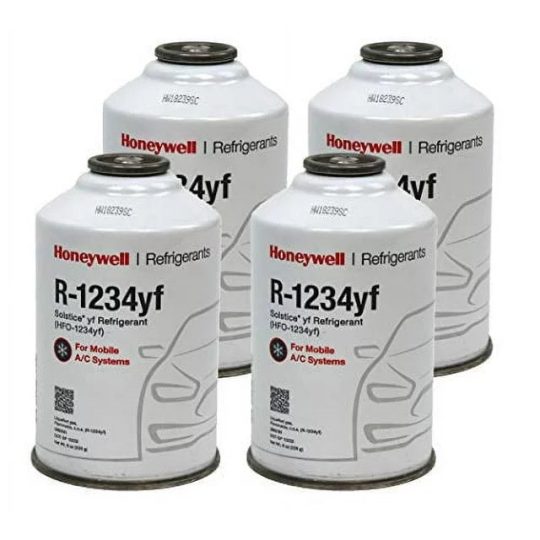Honeywell R-1234yf Refrigerant - 8 Cans (8oz Each), Genuine