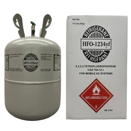 11 lbs R-1234yf (R-1234yf) Refrigerant Gas - 10 Cylinders