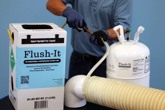 26 lbs Flush-It Refrigerant Cleaner with Gauge