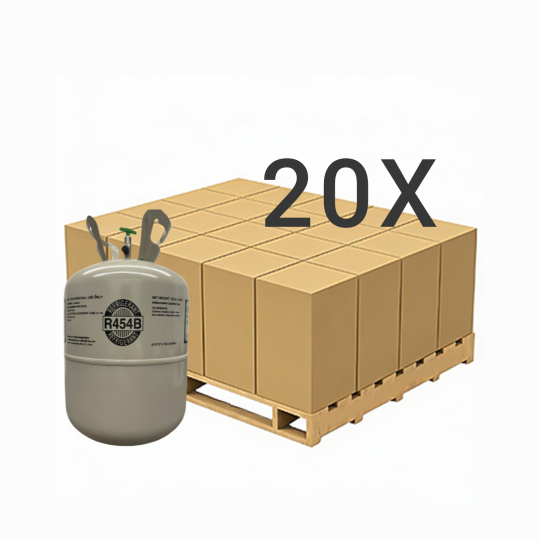22 lbs R-454B (R-454B) Refrigerant Gas - 20 Cylinders