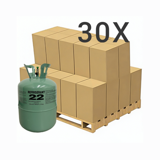 30 lbs R-22 (R-22) Refrigerant Gas - 30 Cylinders