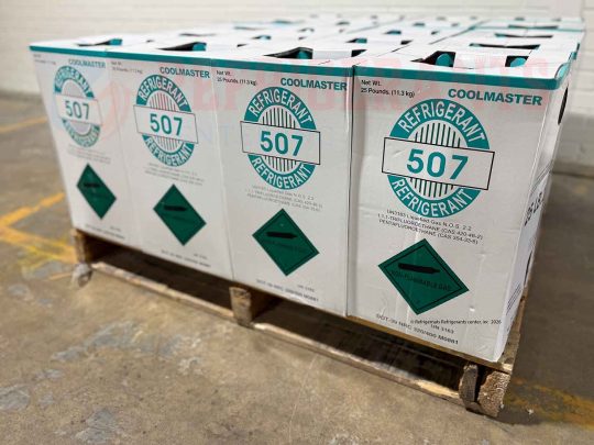 R-507 Refrigerant - Half Pallet (20 Ă— 25 lbs)