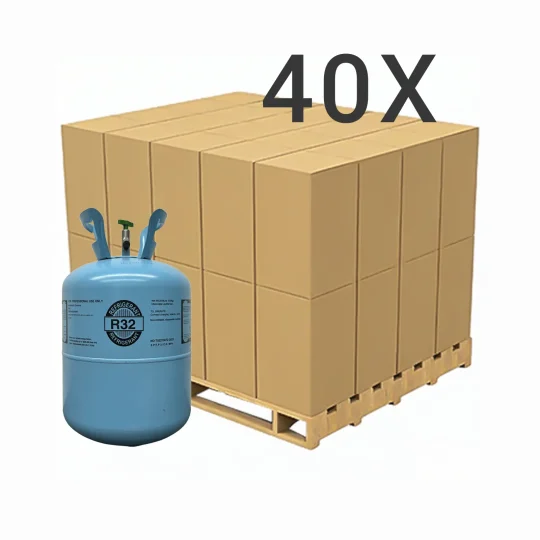 20.9 lbs R-32 (R-32) Refrigerant Gas - 40 Cylinders