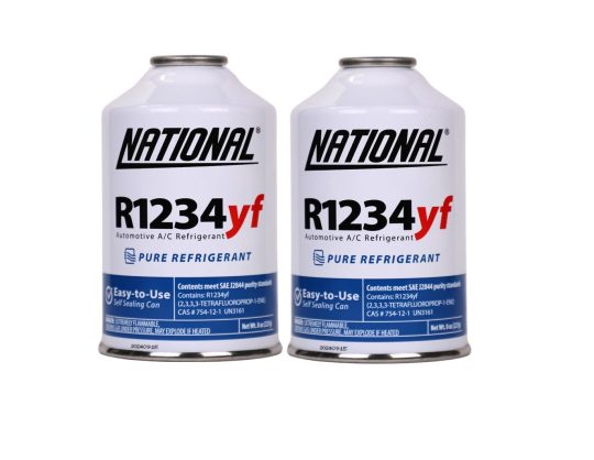 R-1234yf Can 8oz Refrigerant National Made IN USA (2 Freon Cans)