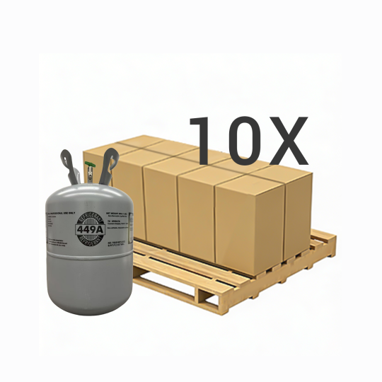 25 lbs R-449A (R-449A) Refrigerant Gas - 10 Cylinders